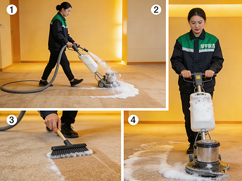 地毯清洗步骤