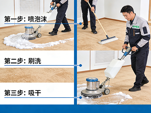 地毯清洗步骤