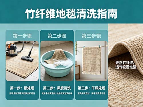 竹纤维地毯清洗