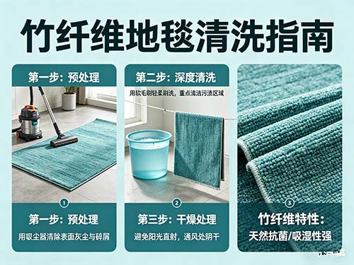 竹纤维地毯清洗