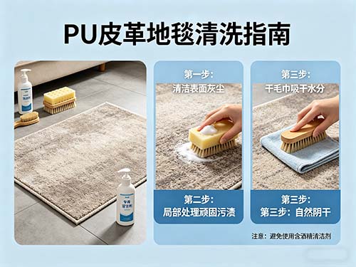 PU皮革地毯清洗