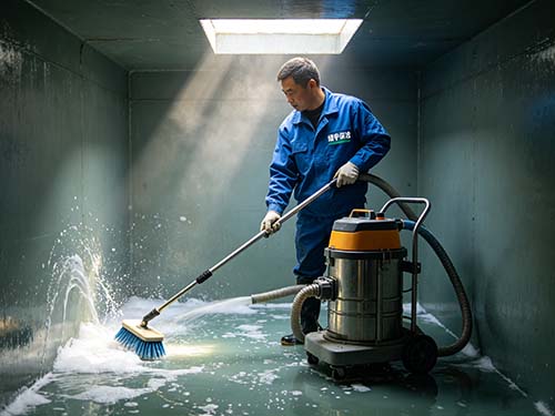 小区二次供水水箱清洗