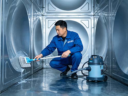 食品厂水箱清洗