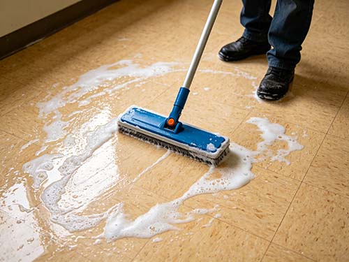 PVC地板清洗