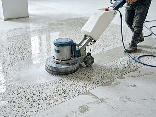 水磨石地面清洗