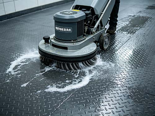 橡胶地板清洗