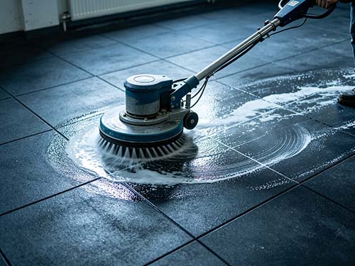 橡胶地板清洗